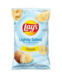 Lay's Classic Potato Chips Lightly Salted, 7.75 oz