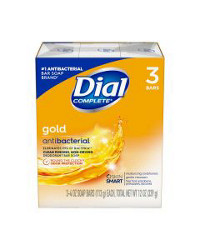 Dial Gold Antibacterial Deodorant Soap, 4 oz, 3 ct