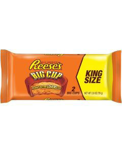 REESE'S Big Cup Milk Chocolate King Size Peanut Butter Cups, 2.8 oz