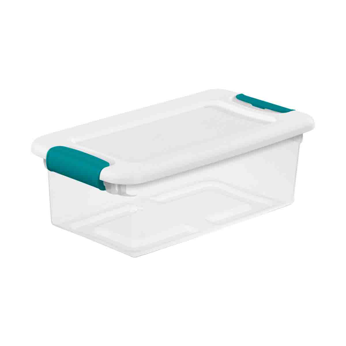 Sterilite Small Clip Box, Stackable Storage Bin With Latching Lid