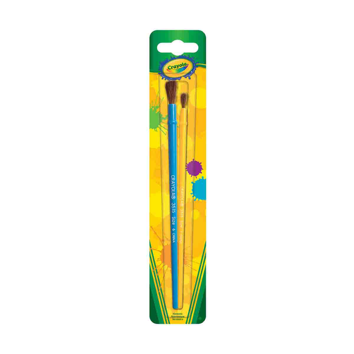 Crayola Paintbrushes-8/Pkg 05-3516 - GettyCrafts
