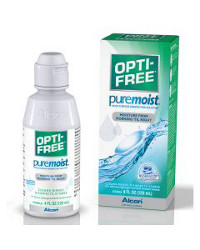 Opti-Free Puremoist Disinfecting Multi-Purpose Solution, 4 fl oz