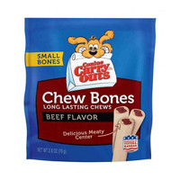 Canine Carry Outs Chew Bones Beef Flavor Dog Snacks, 2.8 oz.