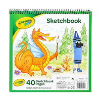 Crayola Sketchbook 9"X9", Coloring & Drawing Supplies, 40