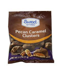 Sweet Smiles Pecan Caramel Clusters, 2.5 oz