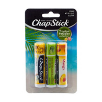 ChapStick Tropical Paradise Lip Balm Collection, Pack of 3