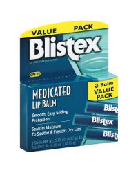 Blistex Medicated Lip Balm 3-Pack