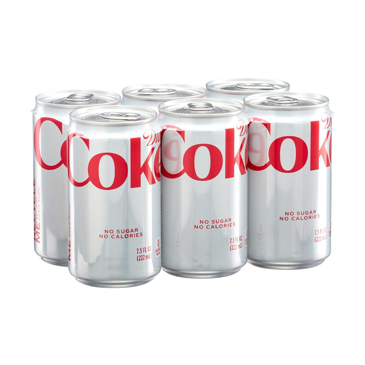 Coca-Cola Mini Soda Pop Soft Drink, 7.5 fl oz, 6 Pack Cans 