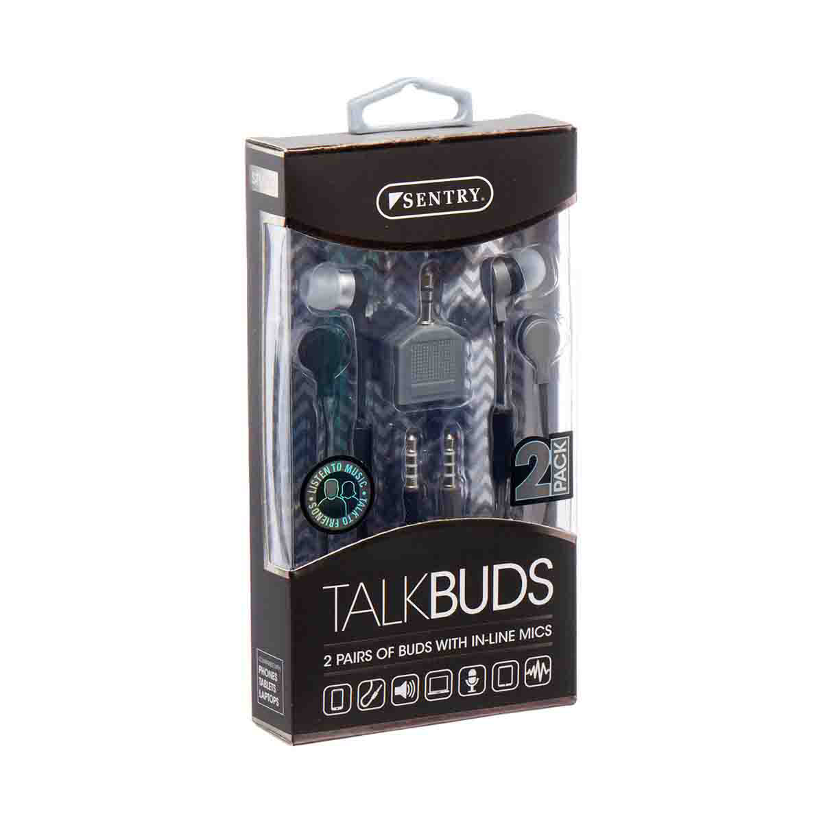 Sentry earbuds with online mic