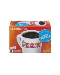 Dunkin' Donuts K-Cup Coffee Pods, French Vanilla, 10 ct