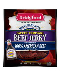 Bridgford Sweet Baby Ray's Sweet Teriyaki Beef Jerky, 2.6 oz