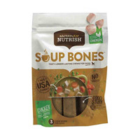Rachael Ray Nutrish Soup Bones Dog Treats, Chicken & Veggies Flavor, 6.3 oz, 3 count
