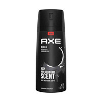 AXE Dual Action Body Spray Deodorant Black 4.0 oz.
