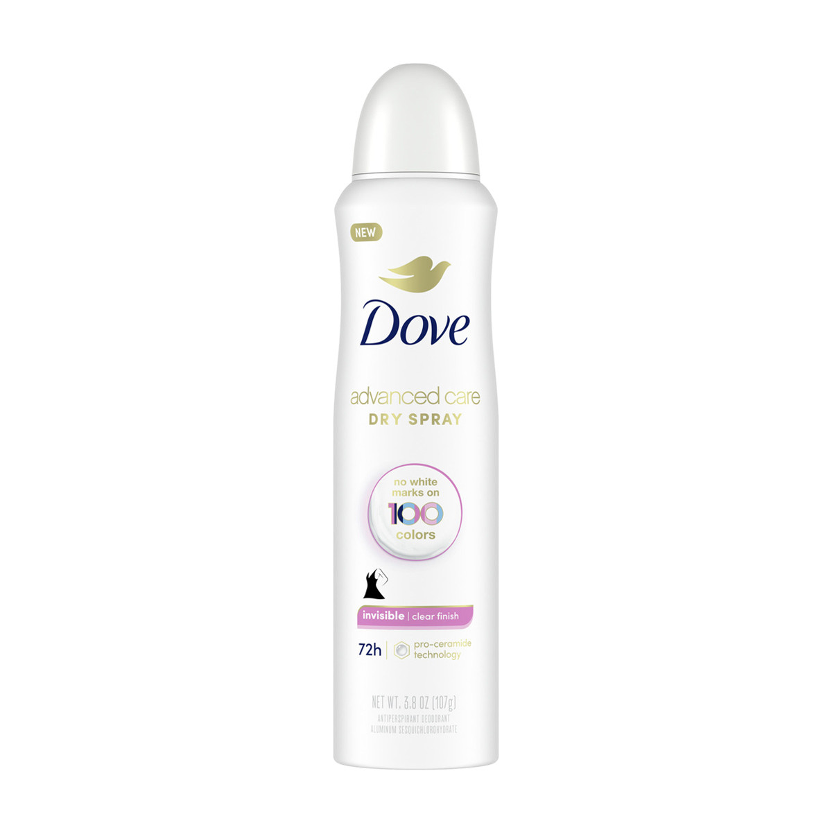Dove Advanced Care Antiperspirant Dry Deodorant Spray, Invisible