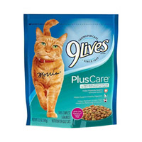 9Lives Plus Care Dry Cat Food, 12 oz.