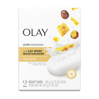 Olay Outlast Ultra Moisture Shea Butter Beauty Bar, Pack of 2