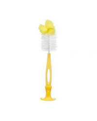 Swiggles Suction Base Bottle Brush with Nipple Cleaner