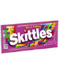 Skittles Wild Berry Candy Single Pack, 2.17 ounce.