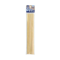 Crafter's Closet 12" Long Wooden Dowels for Crafts, Assorted Widths 3/16", 1/4", 5/16", 3/8", 8 Pieces