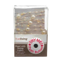trueliving Pearl LED String Lights, 5.5 ft.