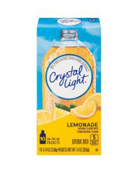 Crystal Light Drink Mix, Lemonade, On The Go Packet, 10 ct