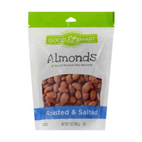 Good & Smart Roasted & Salted Almonds, 7 oz.