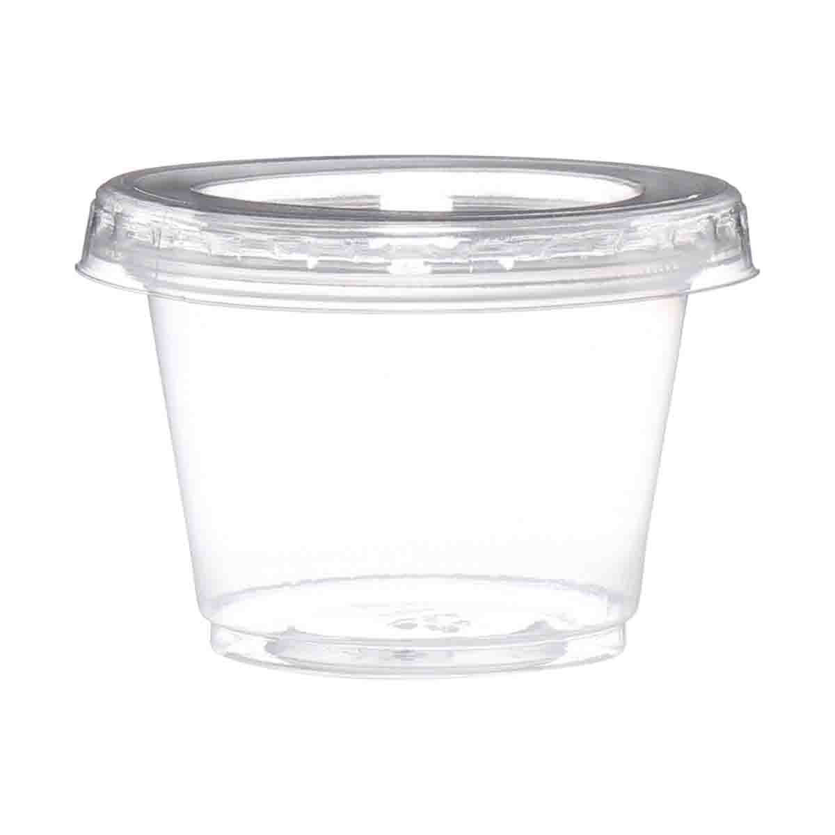 2oz Plastic Dessert Glass - Disposable Round Plastic Glass