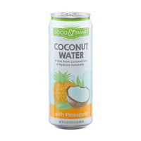 Good & Smart Coconut Water with Pineapple, 16.5 fl. oz.