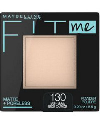 Maybelline Fit Me Matte + Poreless Pressed Face Powder Makeup, Buff Beige