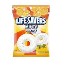 Life Savers Orange Mints Hard Candy Bag, 6.25 oz.
