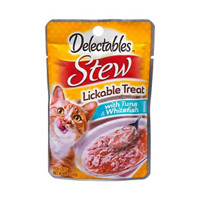 Delectables Stew Lickable Treat for Cats, Tuna and Whitefish, 1.4 oz.