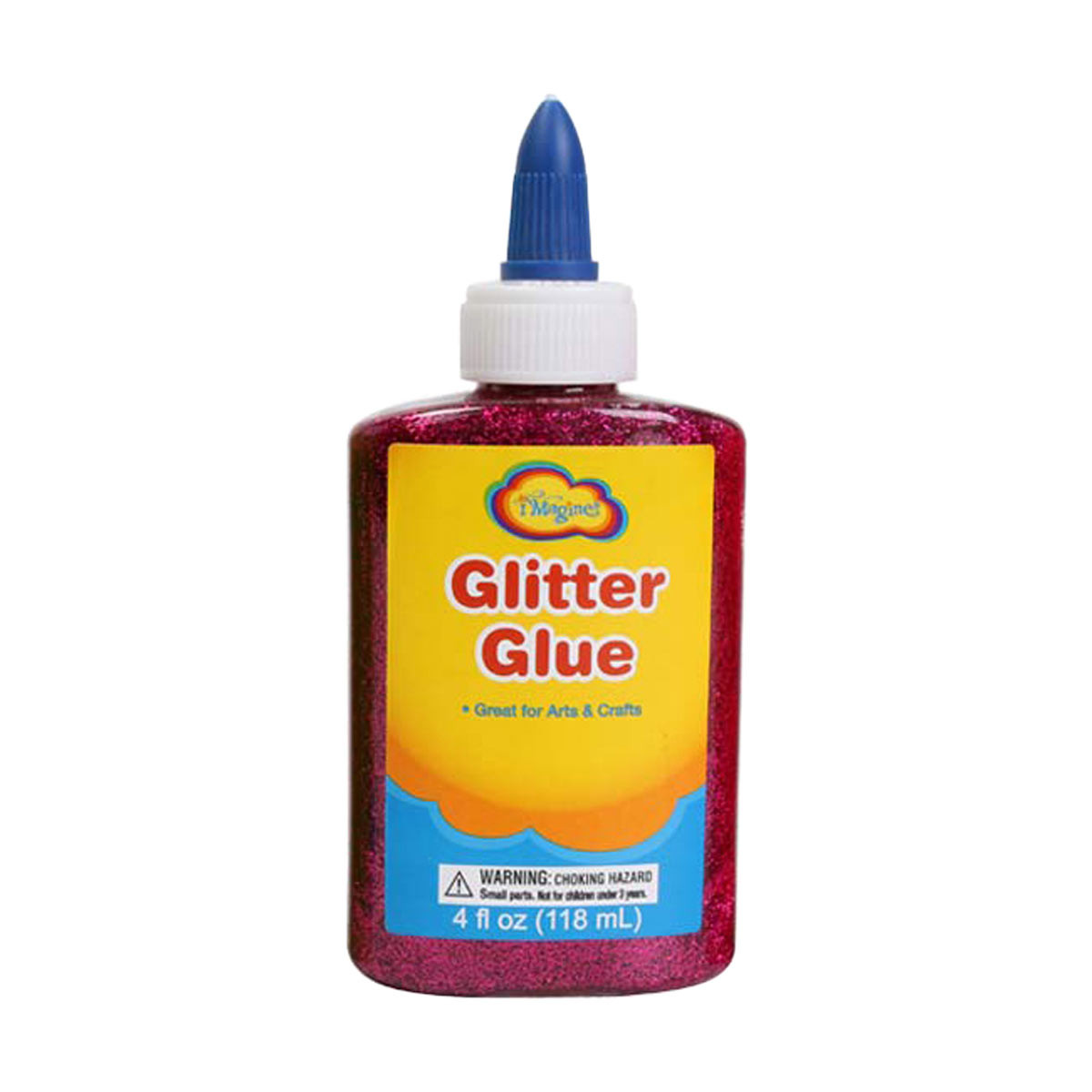 Imagine Glitter Glue Bottle, 4.9 oz.