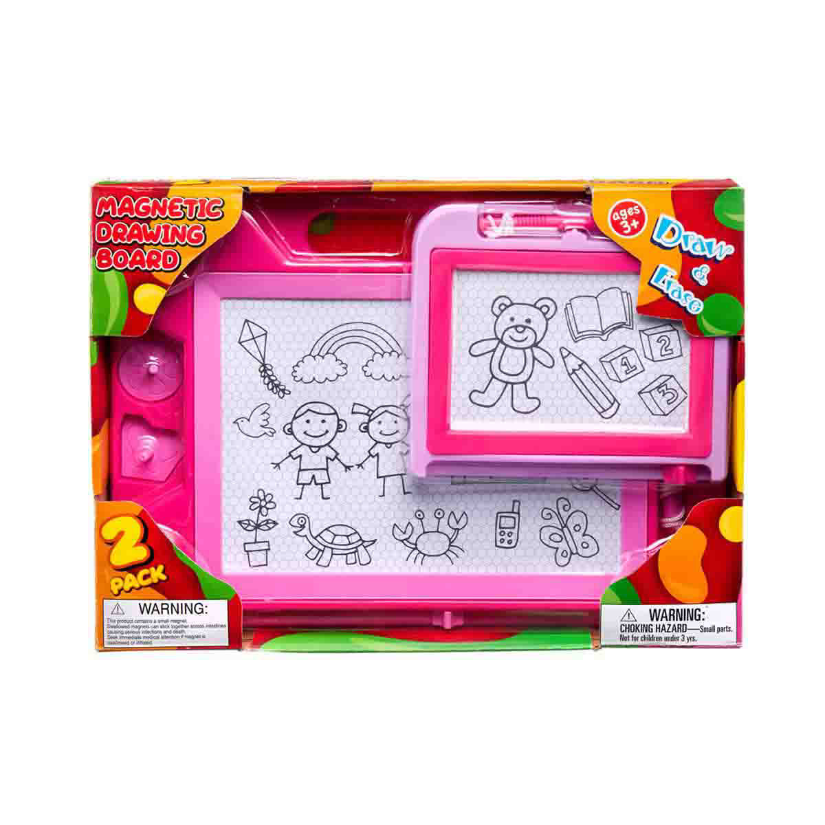 Magnetic Drawing Board, 2 Pack