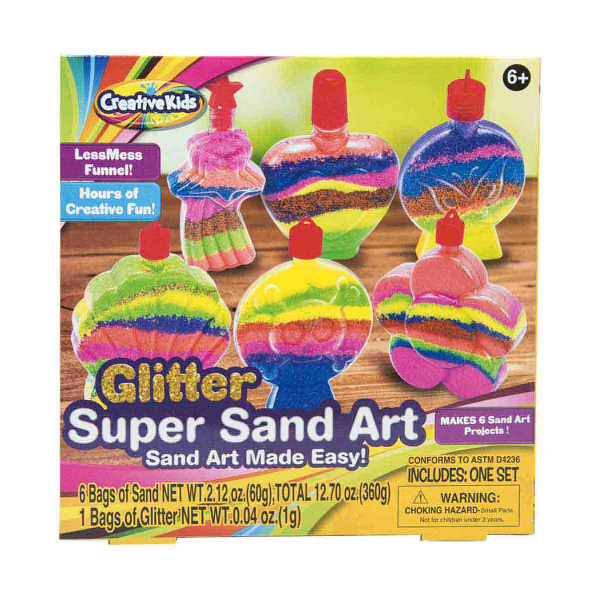 Creativity for Kids Sand Art Kit: Rocket Ship - DIY Kids Space Toys,Gifts  for Girls and Boys Ages 6-8+