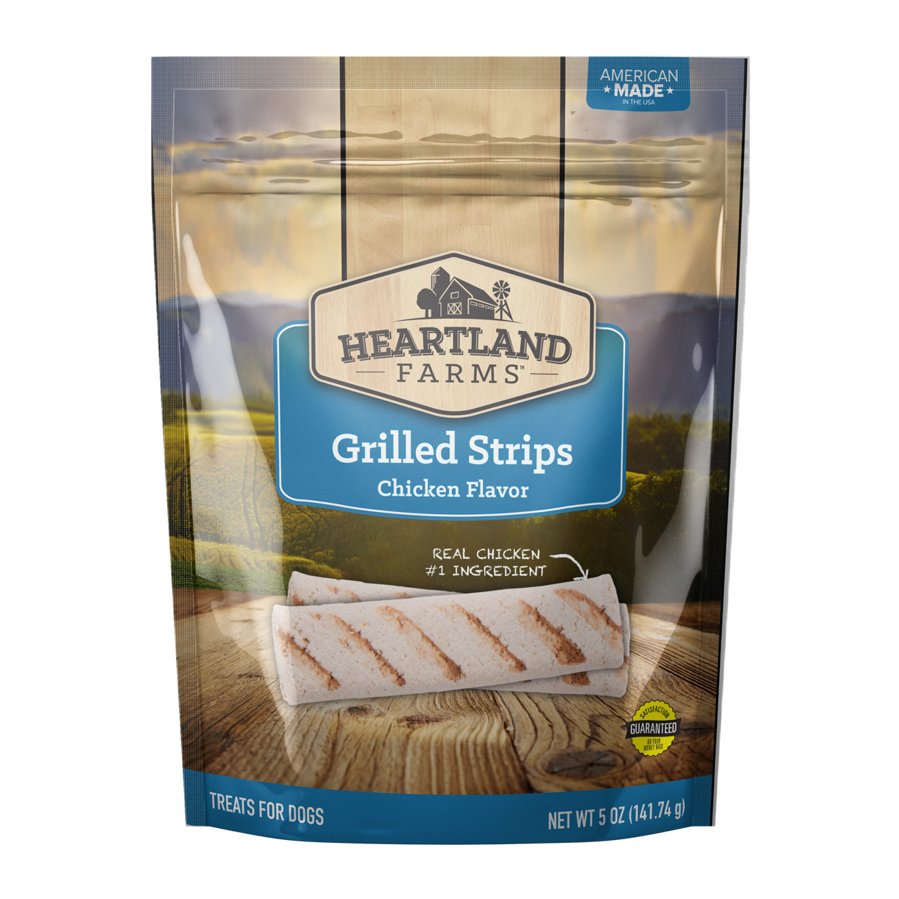 Heartland Farms Chicken Flavor Grilled Strips Dog Treats, 5 oz.