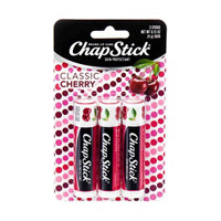 Chapstick Classic Cherry Lip Balm, 3 Pack