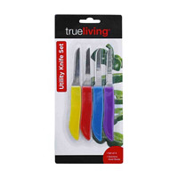 trueliving Utility Knife, 4 Pack