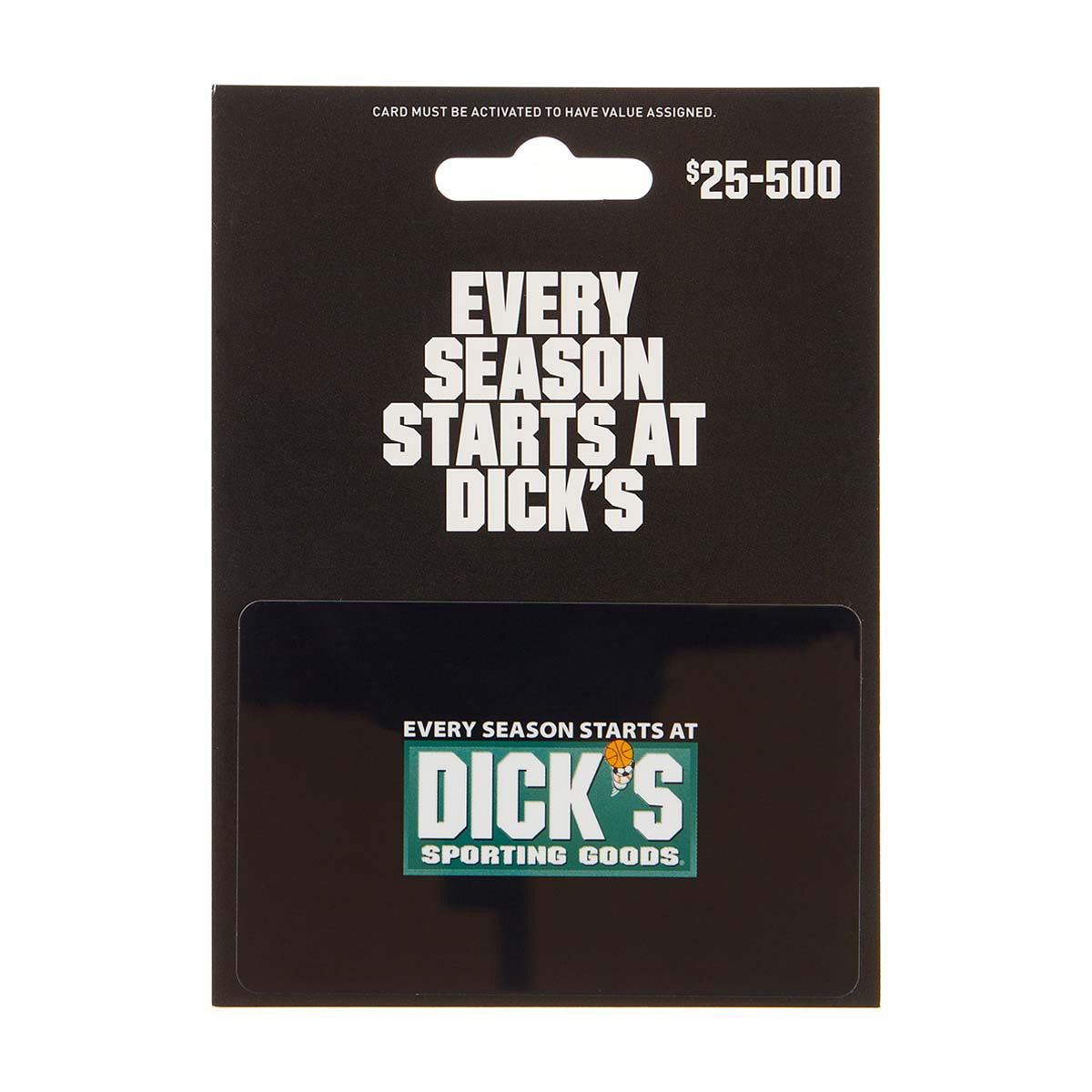 Dicks Sporting Goods T Card