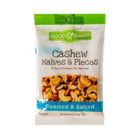 Good & Smart Cashew Halves and Pieces Salted 2oz