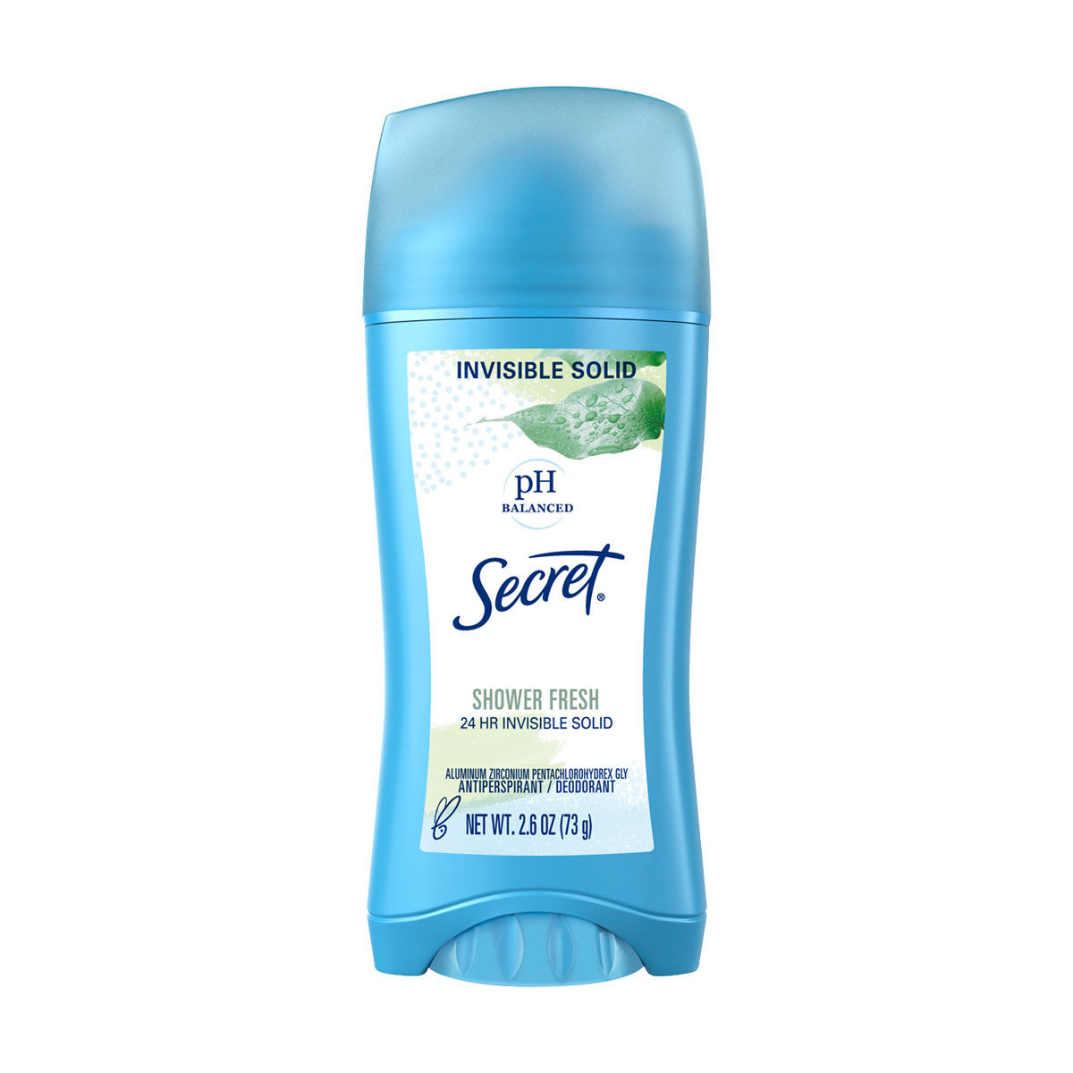 Secret pH Balanced Invisible Solid Shower Fresh Antiperspirant Deodorant, 2.6 oz.