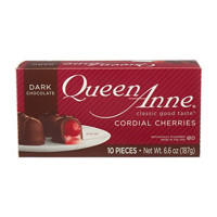 Queen Anne Dark Chocolate Cordial Cherries, 6.6 oz.