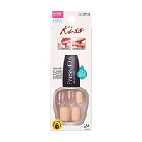 KISS Press-On Manicure Fake Nails - 24 Pieces
