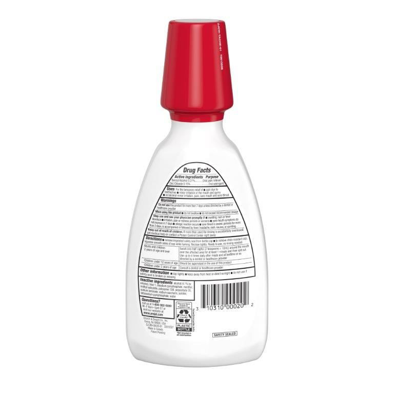 Orajel Toothache Mouth Rinse, 8 fl oz
