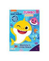 Bendon Baby Shark Jumbo Coloring and Activity Book