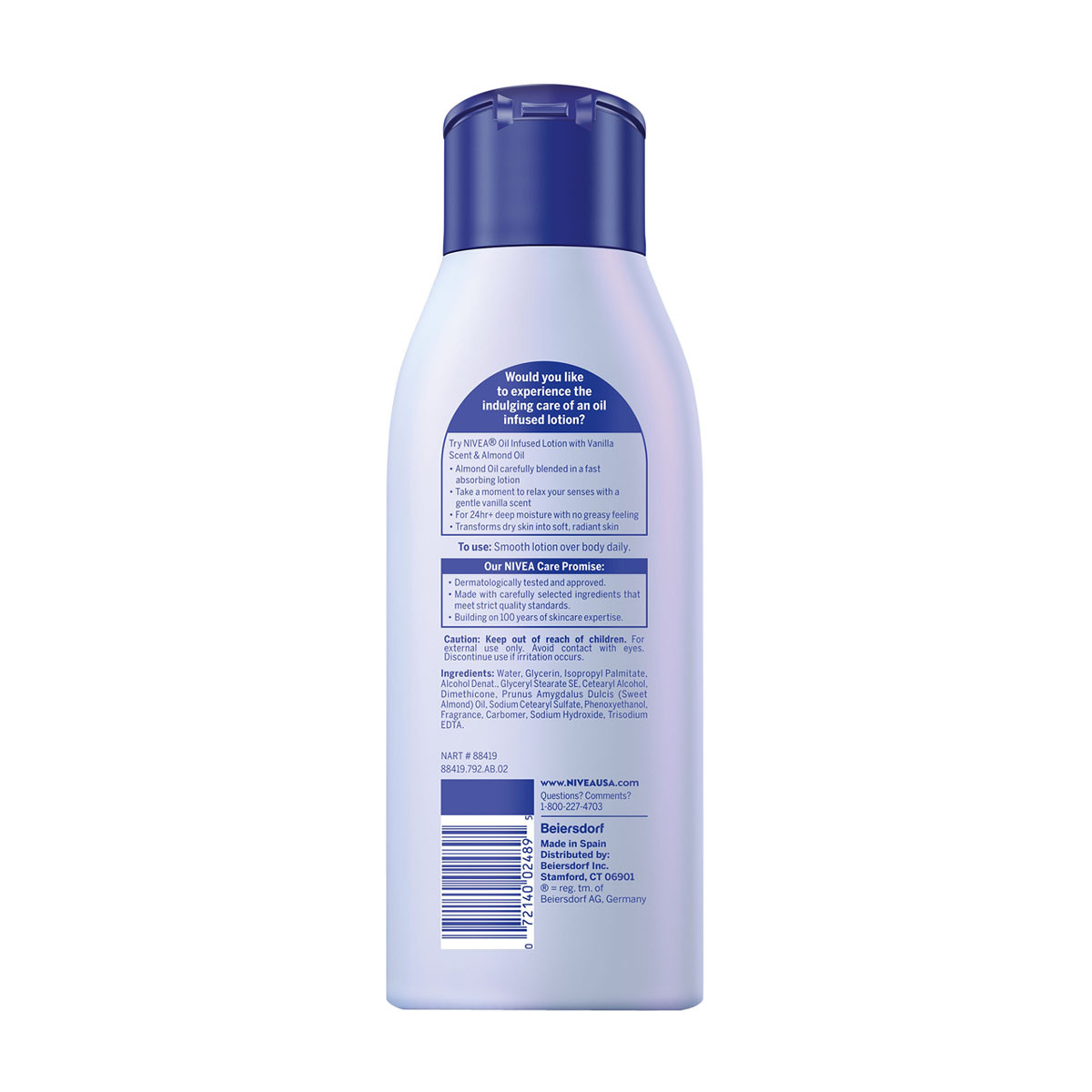 NIVEA® Vanilla & Almond Oil Infused Body Lotion