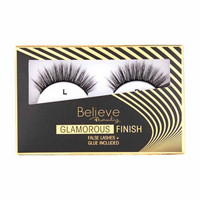 Believe Beauty Fake Lashes, Glamourous, 2 Pack