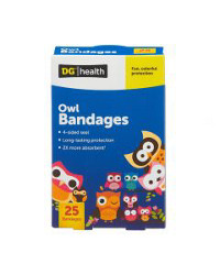 DG Health Owl Bandages, 25 ct