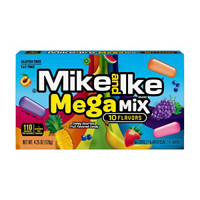 Mike and Ike Mega Mix Flavored Chewy Assorted Candy, 4.25 oz.