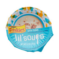 Purina Friskies Lil' Soups Cup with Tuna in Chicken Broth, 1.2 oz.