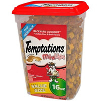 Temptations Mixups Backyard Cookout Flavor Cat Treats, 16 oz